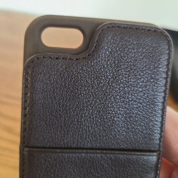 NWT Vaultskin London iPhone SE Brown Leather Eton Armour Slim Wallet Phone Case - Picture 12 of 16